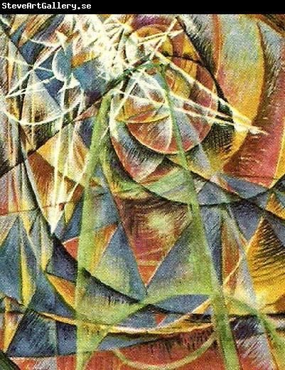 giacomo balla merkuriu passerar framfor solen